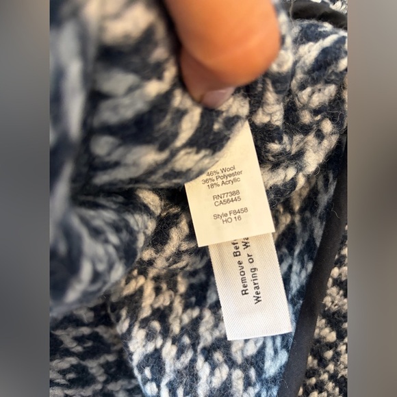 Madewell  Wool Blend Pullover Sweater Jacket Size XS - Picture 6 of 7